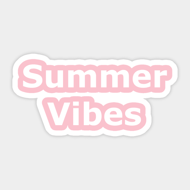 Summer Vibes Sticker by Quarantique
